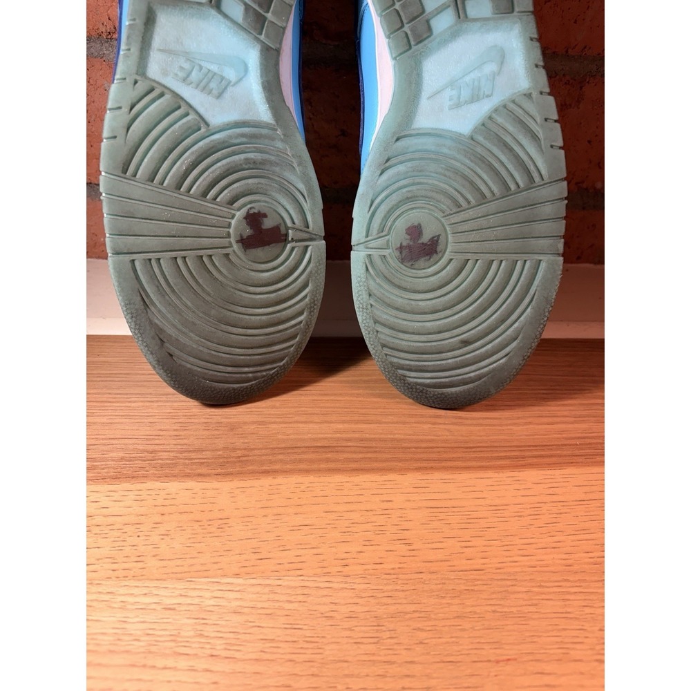 Nike Dunk Low Baltic Blue Volt Men size 12.5 HQ1538-416 100% Blue Leather Upper - Picture 9 of 16